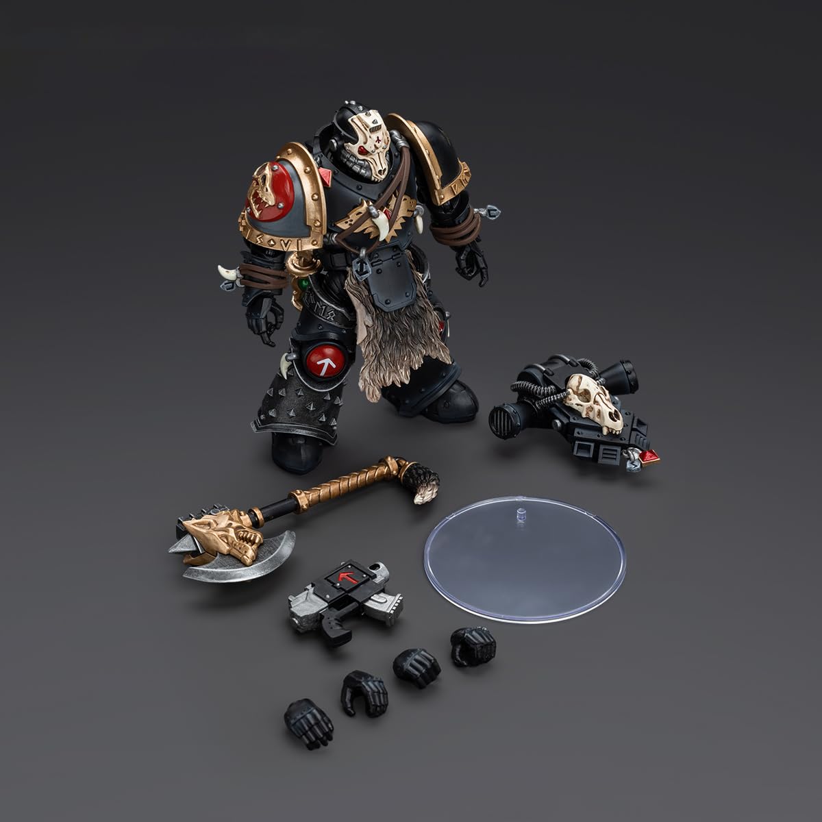 Foto 6 pulgar | Figura De Acción Joytoy Warhammer The Horus Heresy De 12 Cm Space Wolves - Venta Internacional.