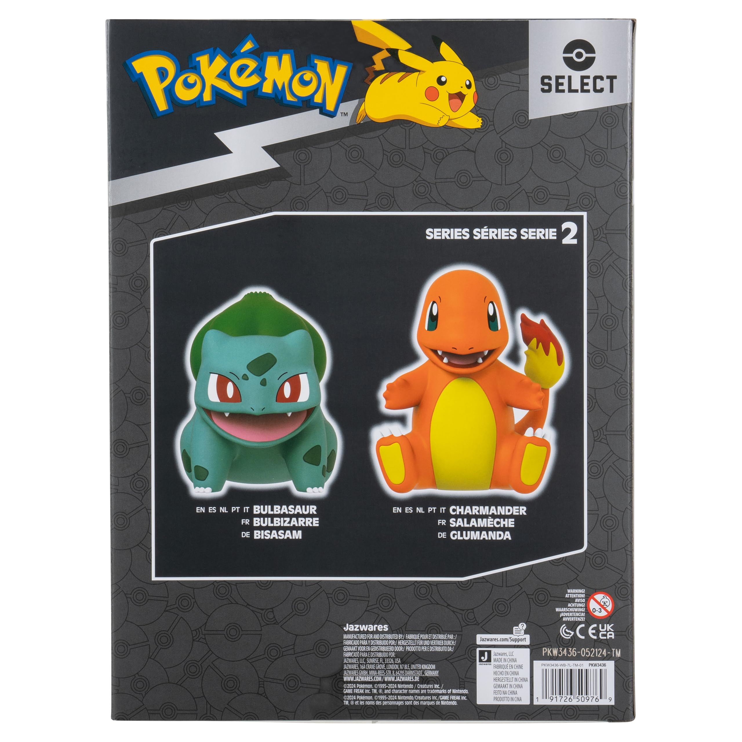 Foto 4 pulgar | Figura Pokémon Charmander Deluxe Select De Vinilo De 20 Cm - Venta Internacional.