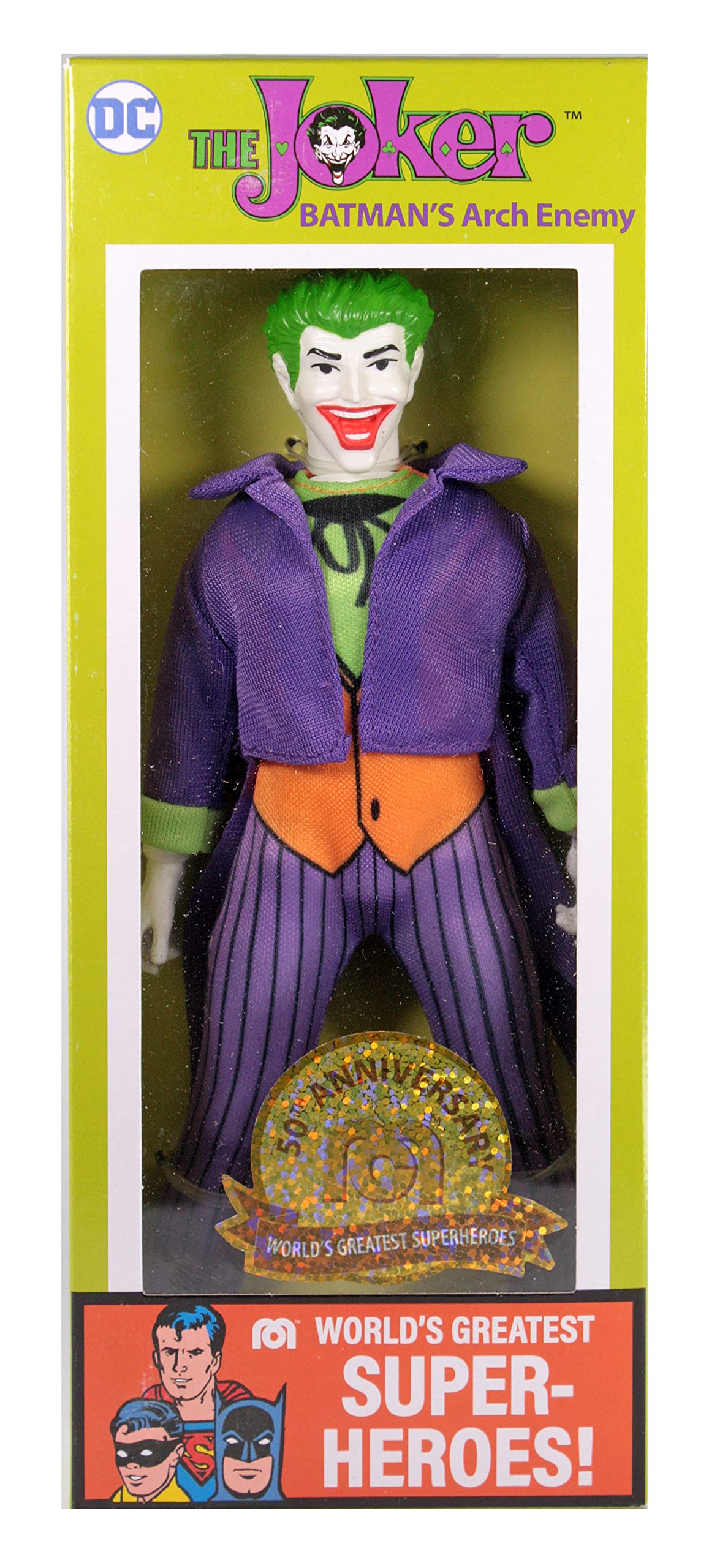 Foto 2 pulgar | Figura De Acción Mego Dc Joker 50 Aniversario, 20 Cm, 26 Puntos - Venta Internacional.