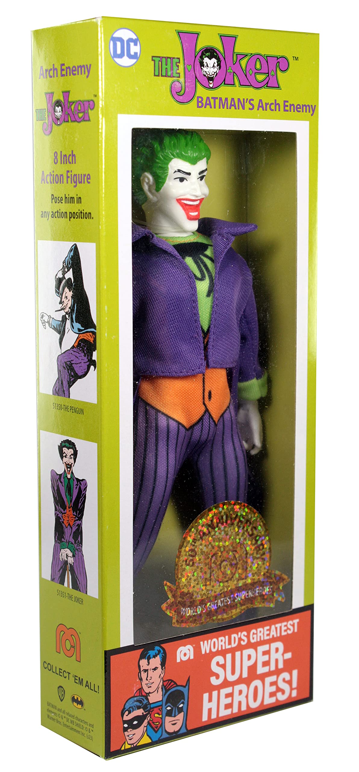 Foto 8 pulgar | Figura De Acción Mego Dc Joker 50 Aniversario, 20 Cm, 26 Puntos - Venta Internacional.