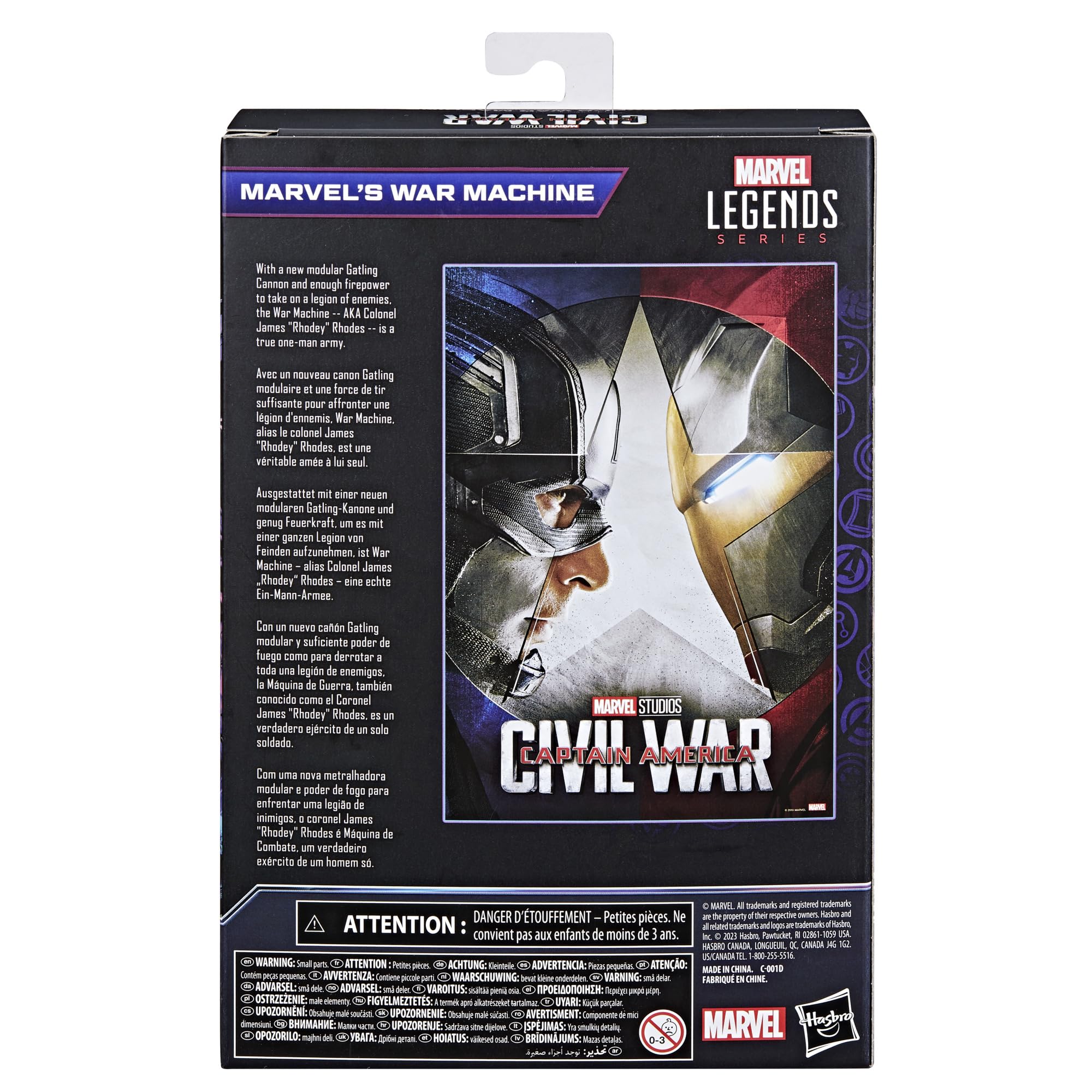 Foto 4 pulgar | Figuras De Acción Marvel Legends War Machine Y Capitán América - Venta Internacional.