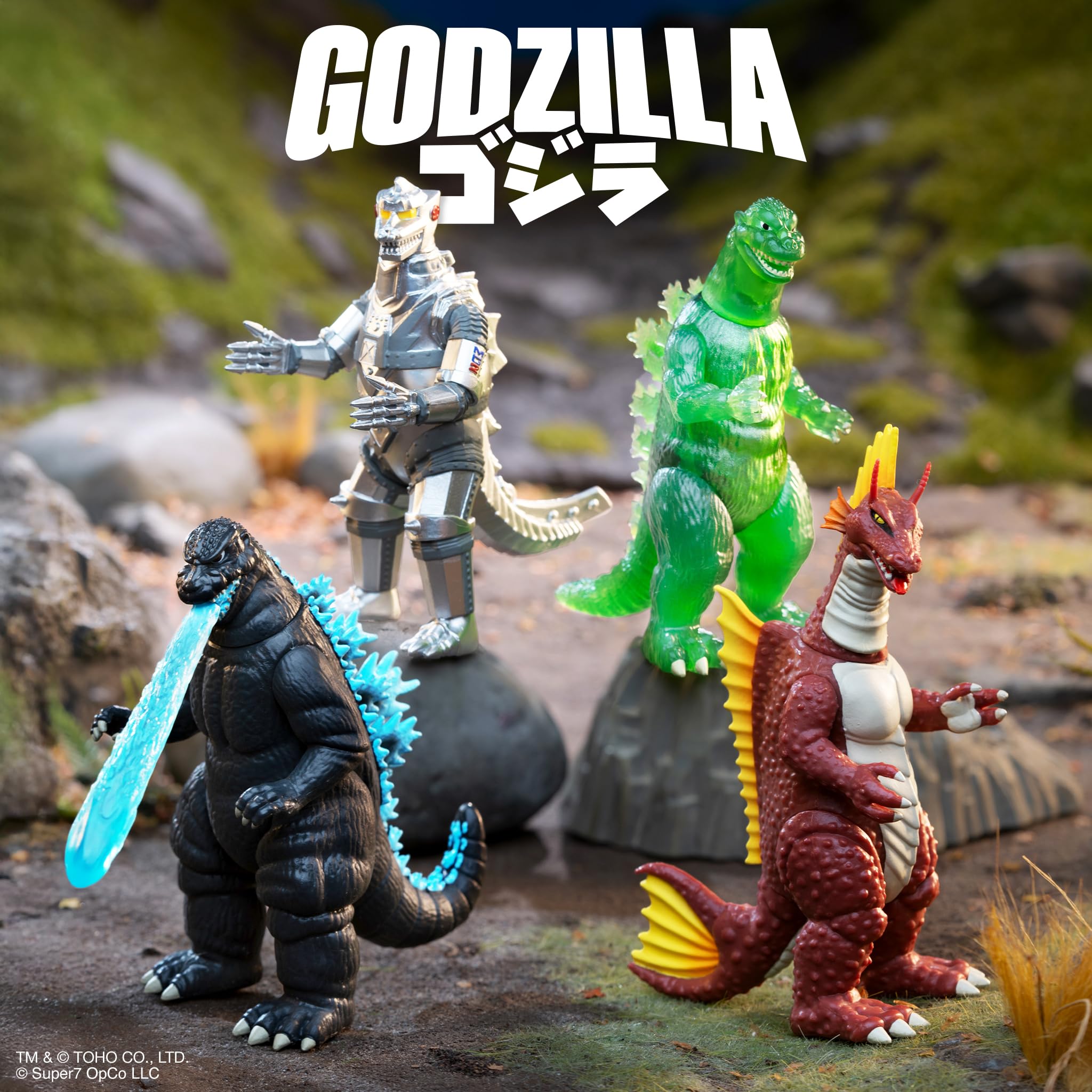 Foto 6 | Figura De Acción Super7 Toho Reaction Titanosaurus 9,5 Cm Wave 07 - Venta Internacional.