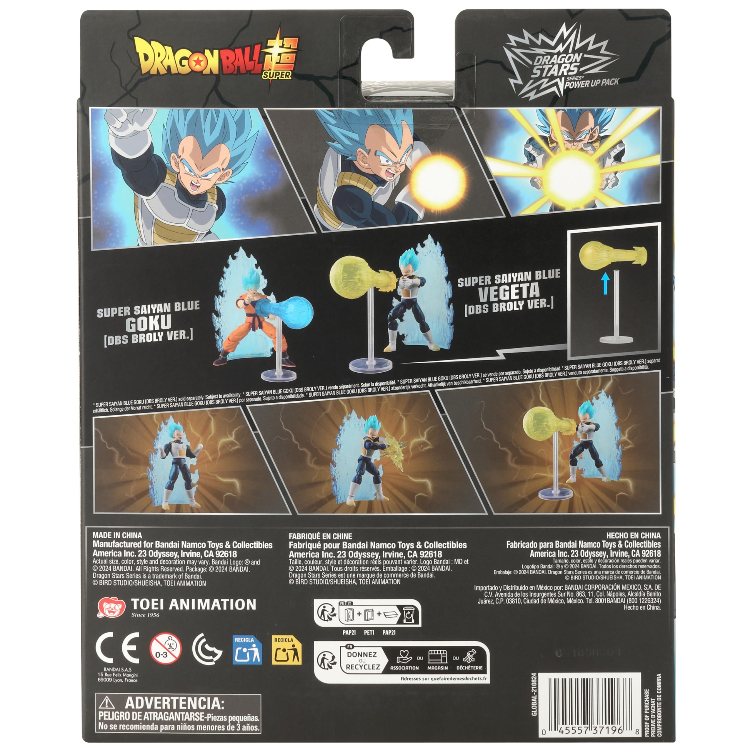Foto 8 pulgar | Set De Figuras De Acción Dragon Ball Super Super Saiyan Blue Vegeta - Venta Internacional.