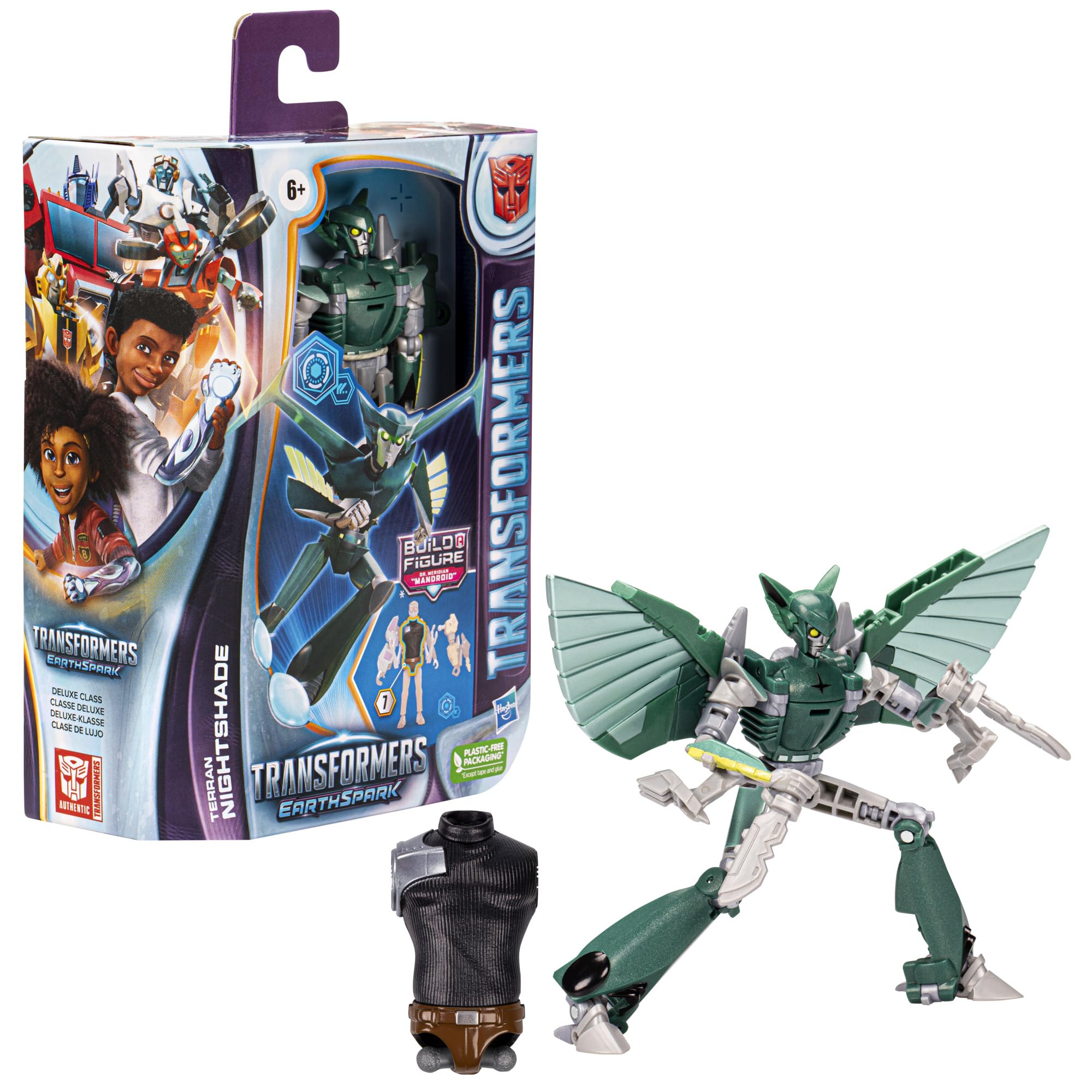 Foto 4 pulgar | Figura De Acción Transformers Earthspark Terran Nightshade - Venta Internacional.