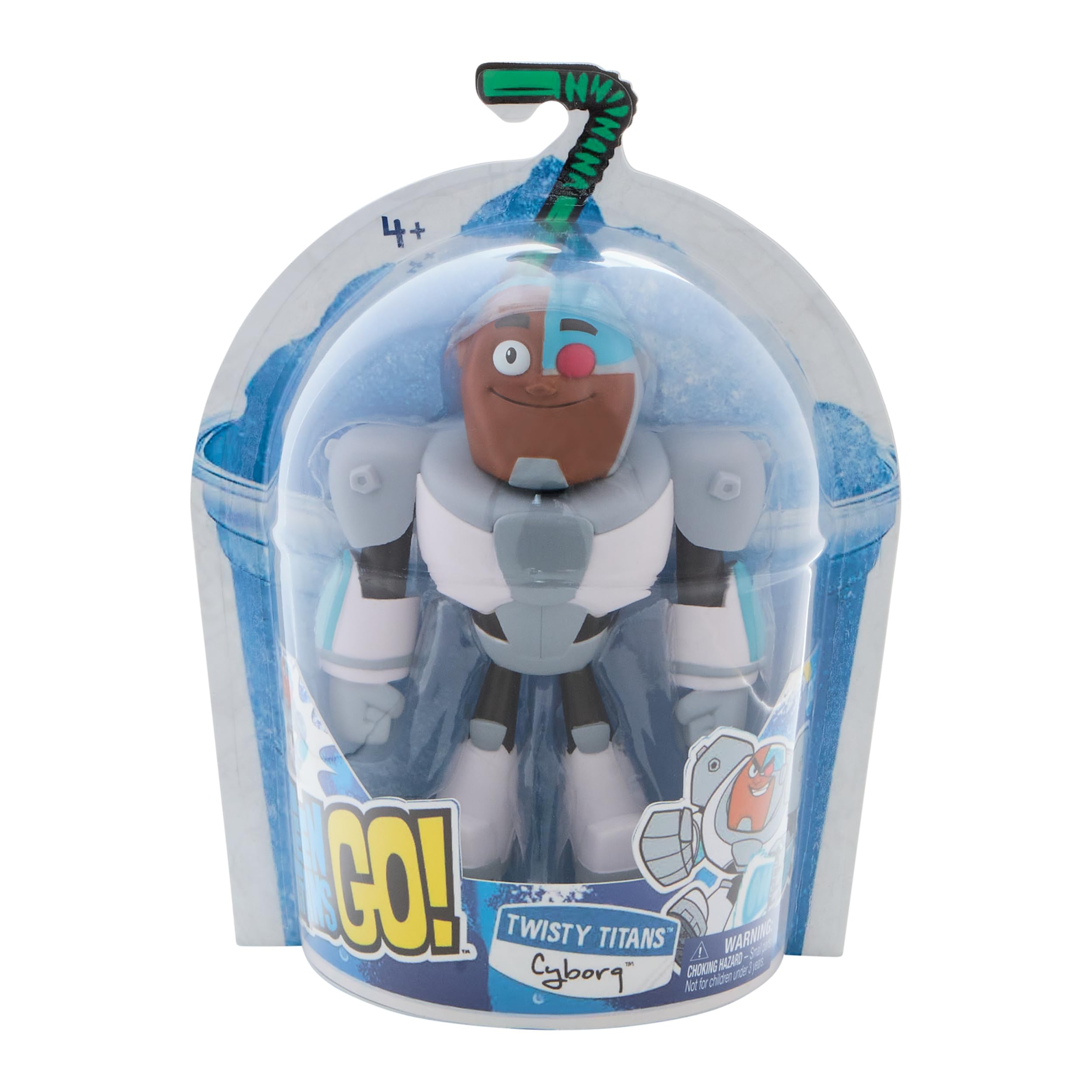 Foto 2 pulgar | Figura De Acción Dc Comics Teen Titans Go! Twisty Titans Cyborg - Venta Internacional.