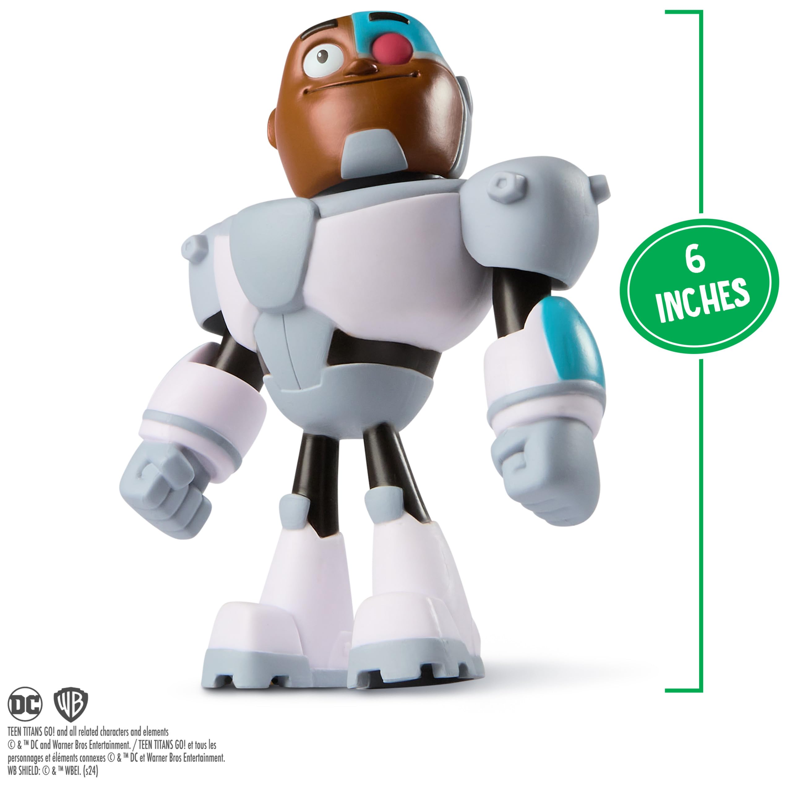 Foto 4 pulgar | Figura De Acción Dc Comics Teen Titans Go! Twisty Titans Cyborg - Venta Internacional.