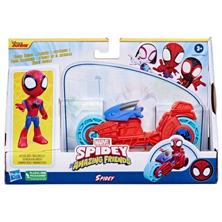 Foto 2 | Figura De Acción Hasbro Marvel Spidey Con Moto De Más De 3 Años - Venta Internacional.