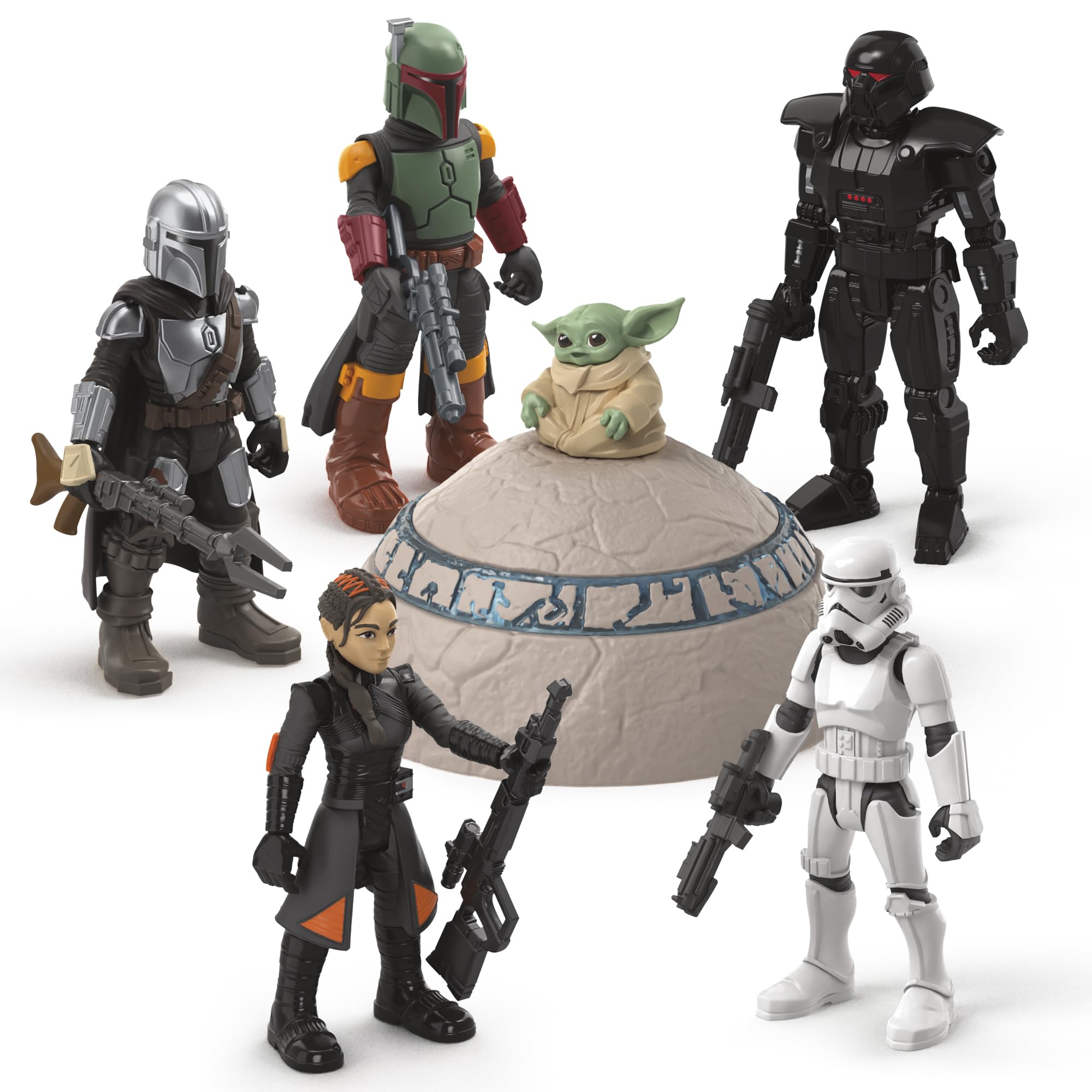 Foto 2 pulgar | Set De Figuras De Acción Star Wars Mission Fleet Mandalorian - Venta Internacional.