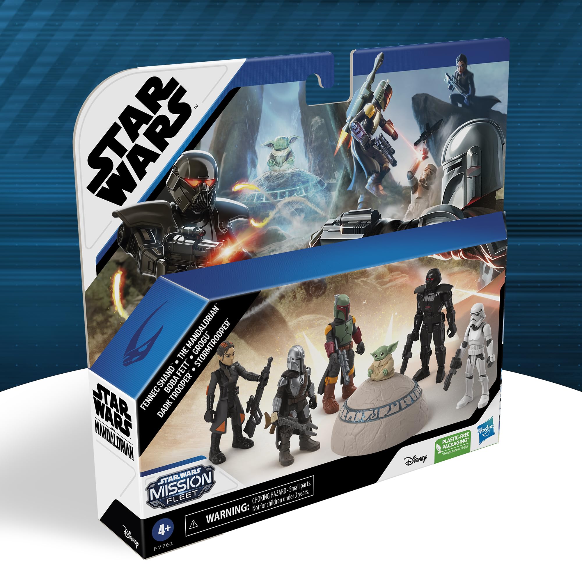 Foto 2 | Set De Figuras De Acción Star Wars Mission Fleet Mandalorian - Venta Internacional.