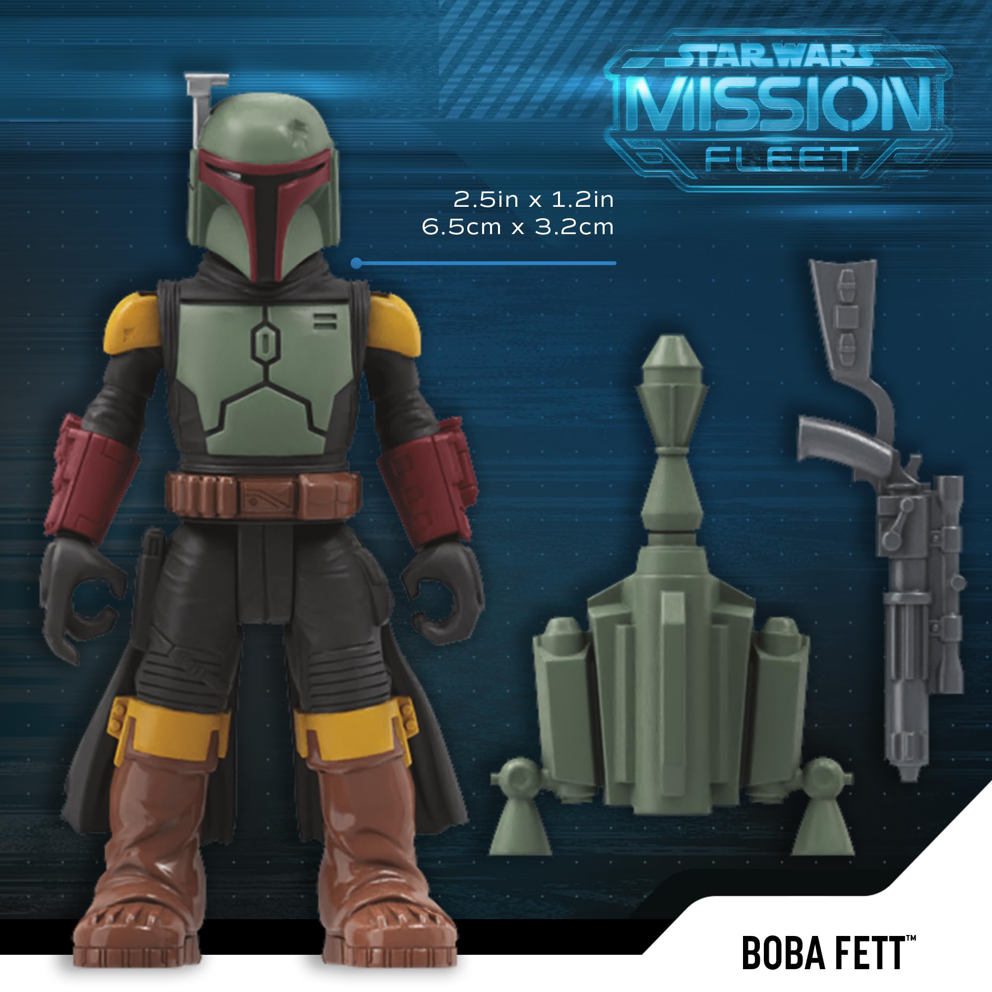 Foto 4 | Set De Figuras De Acción Star Wars Mission Fleet Mandalorian - Venta Internacional.