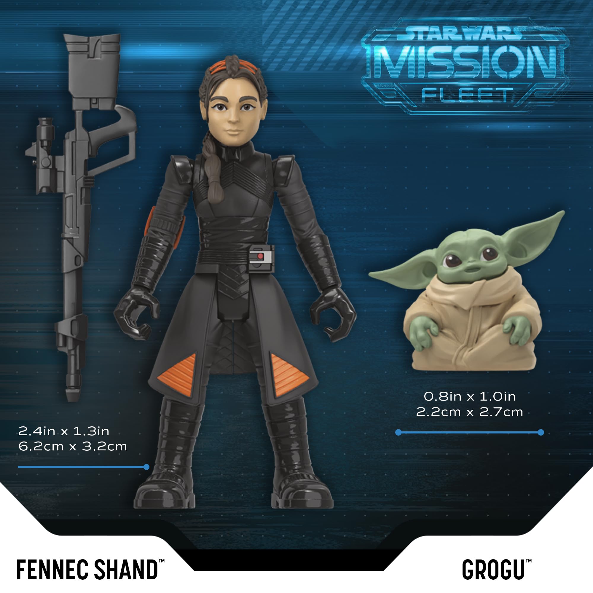 Foto 6 pulgar | Set De Figuras De Acción Star Wars Mission Fleet Mandalorian - Venta Internacional.