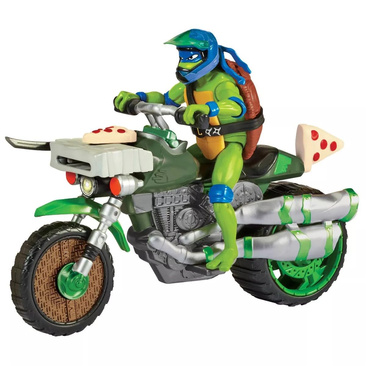Figura De Acción Teenage Mutant Ninja Turtles Leonardo Con Ciclo - Venta Internacional.
