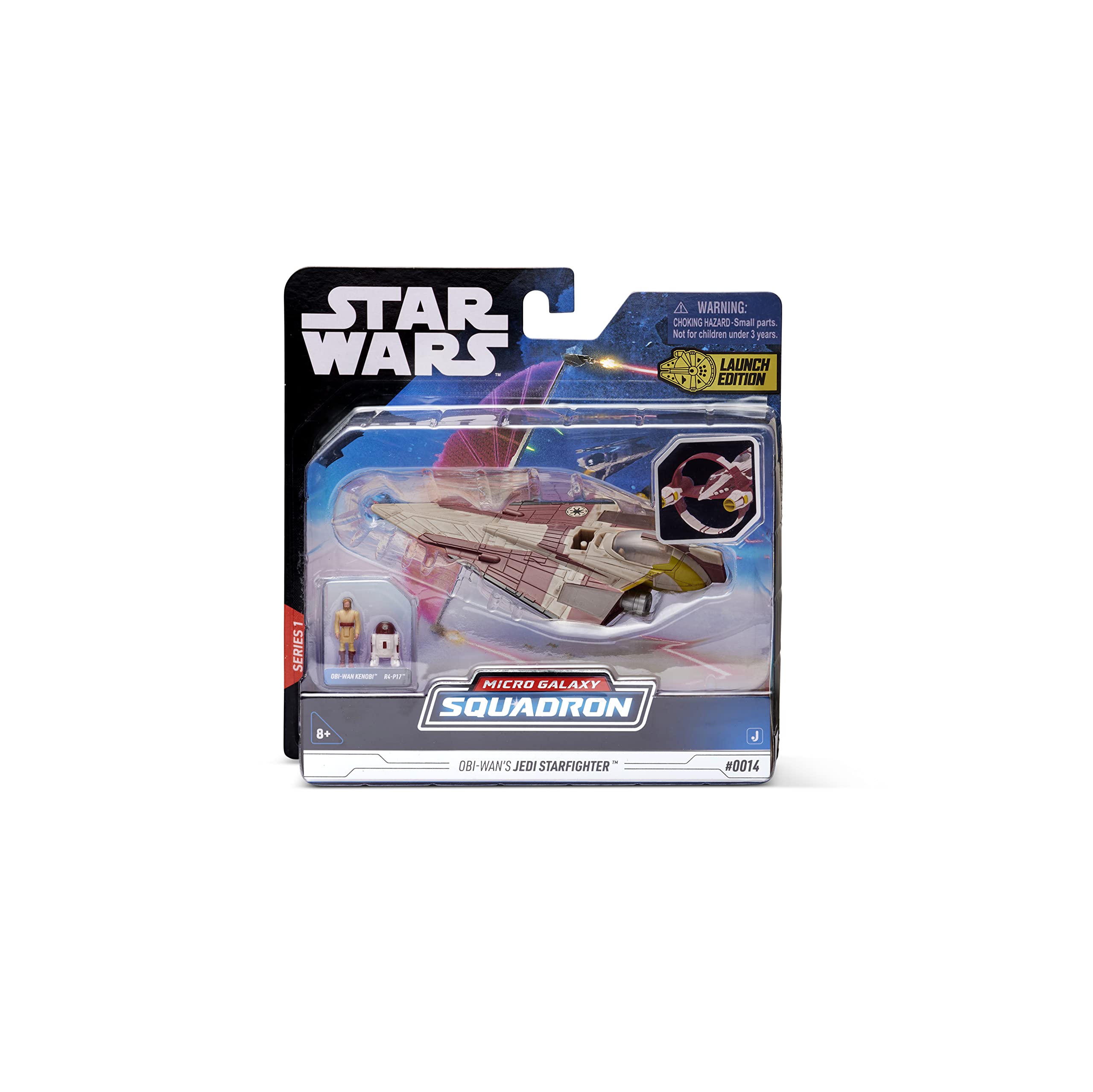 Foto 3 pulgar | Toy Star Wars Micro Galaxy Squadron Starfighter Obi-wan - Venta Internacional.