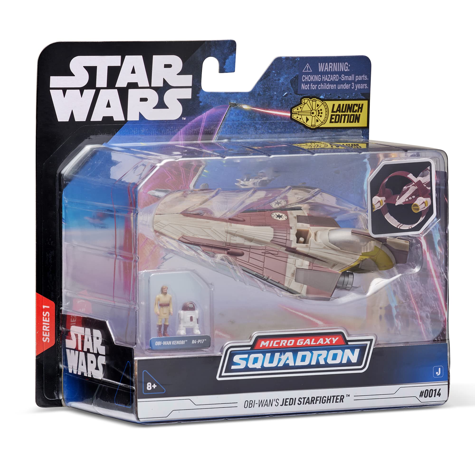 Foto 8 pulgar | Toy Star Wars Micro Galaxy Squadron Starfighter Obi-wan - Venta Internacional.