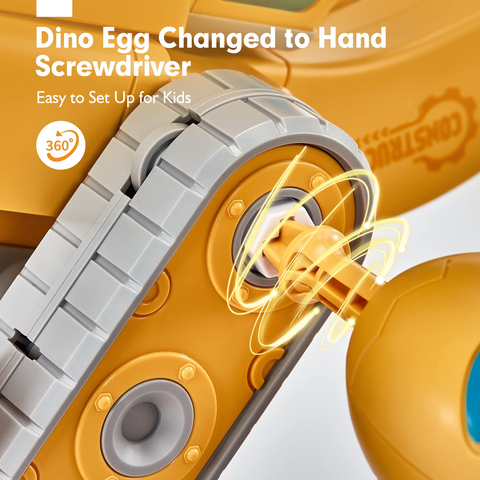 Foto 8 pulgar | Vehículo De Construcción Para Desarmar Dinosaurios, Robot, Juguete Para Niños De Más De 5 Años - Venta Internacional.