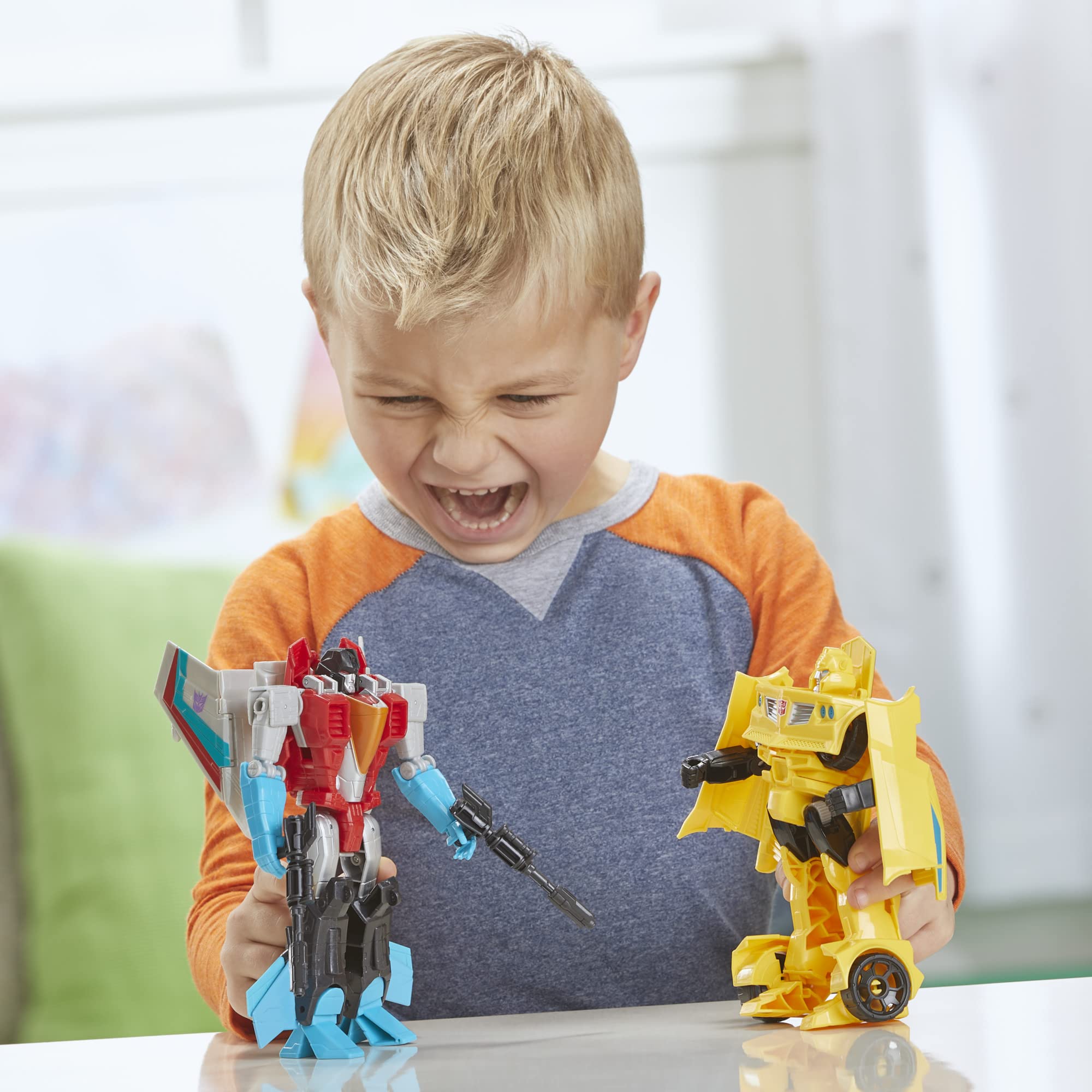 Foto 6 | Figuras De Acción Transformers Bumblebee Y Starscream, Paquete De 2 - Venta Internacional.