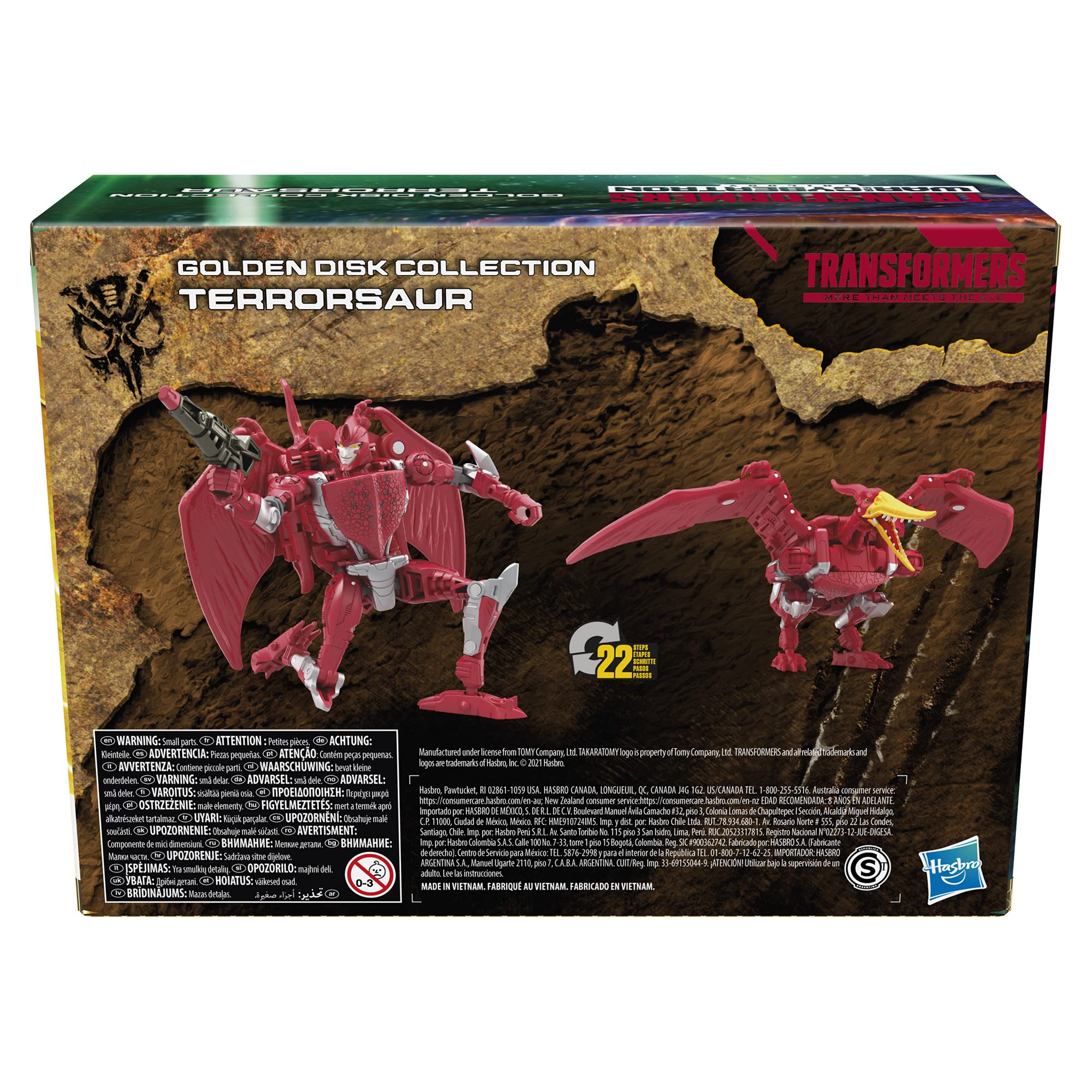 Foto 5 pulgar | Figura De Acción Transformers Generations War Terrorsaur - Venta Internacional.