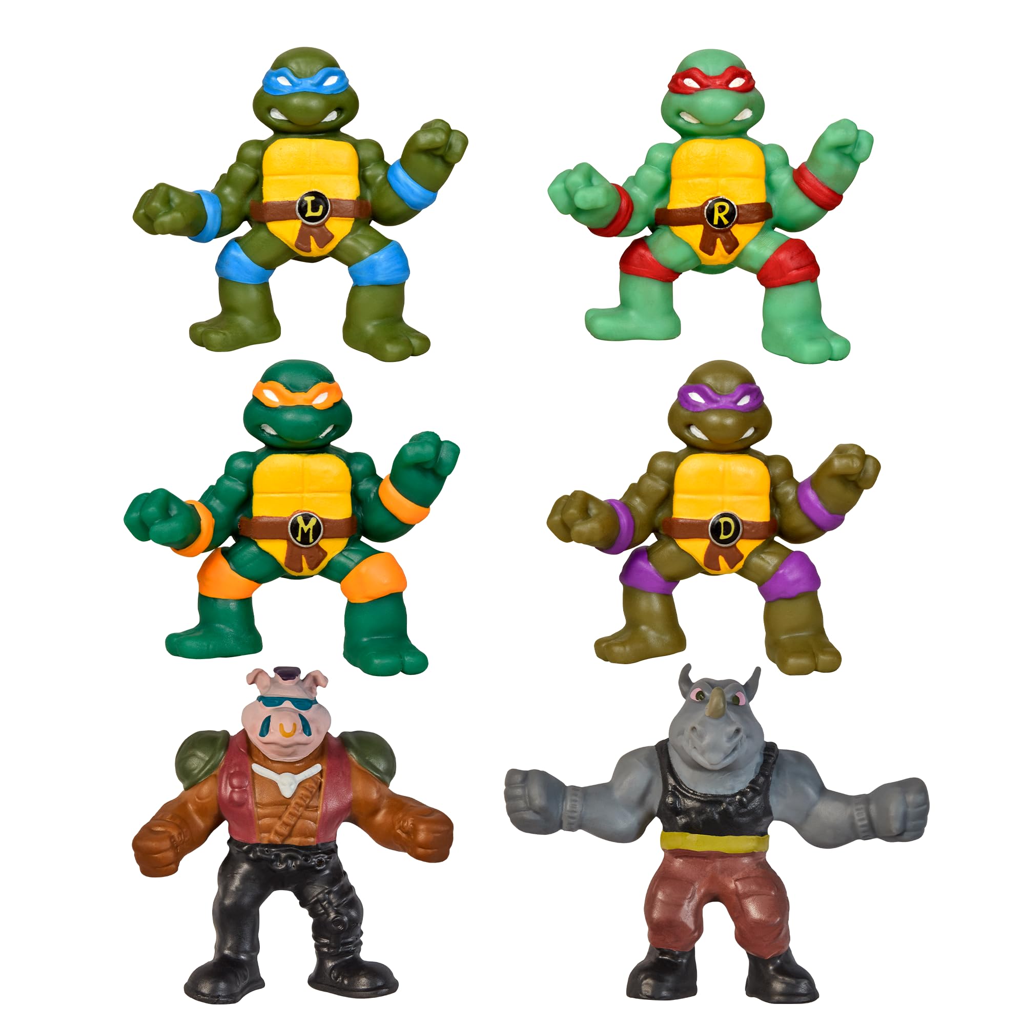 Foto 2 pulgar | Figuras Playmates Teenage Mutant Ninja Turtles de 6 Piezas-Venta Internacional