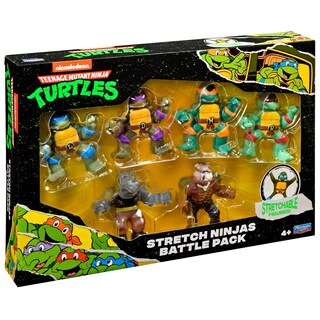 Foto 6 | Figuras Playmates Teenage Mutant Ninja Turtles de 6 Piezas-Venta Internacional