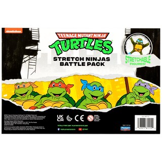 Foto 7 | Figuras Playmates Teenage Mutant Ninja Turtles de 6 Piezas-Venta Internacional