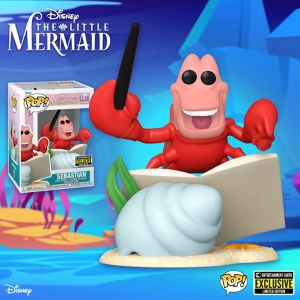 Foto 4 pulgar | Figura Funko Pop! Disney: La Sirenita Sebastian - Venta Internacional