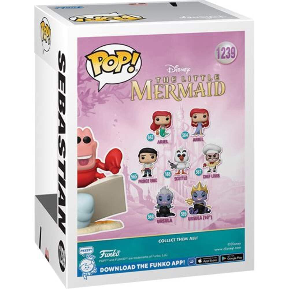 Foto 6 pulgar | Figura Funko Pop! Disney: La Sirenita Sebastian - Venta Internacional