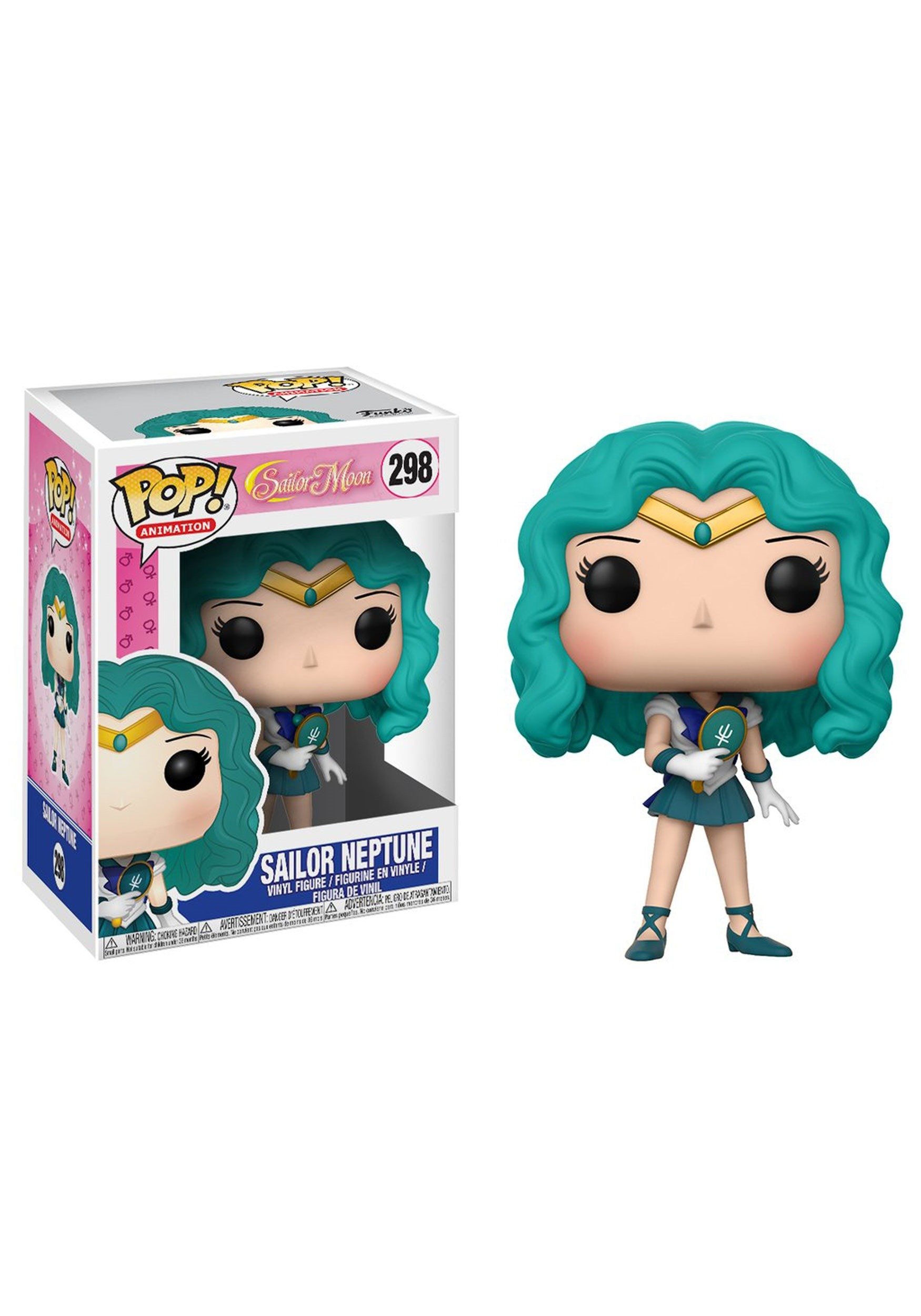 Foto 2 pulgar | Figura de Vinilo Funko Pop Animation Sailor Moon Sailor Neptune 10 cm - Venta Internacional