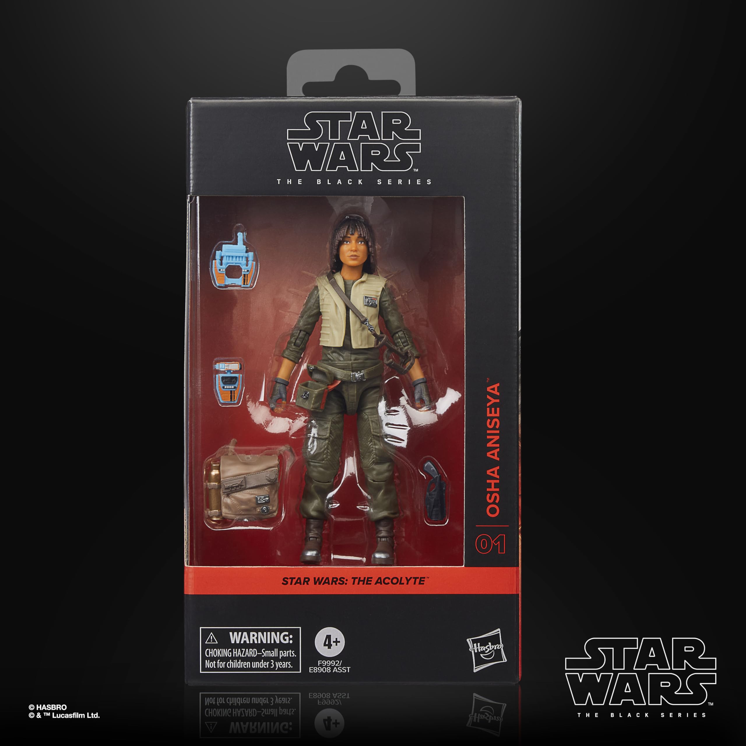 Foto 3 pulgar | Figura de Acción Star Wars The Black Series Osha Aniseya 15 cm - Venta Internacional