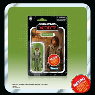 Foto 2 | Figuras de Acción Star Wars Retro Collection The Acolyte 9,5 cm 6 Piezas - Venta Internacional