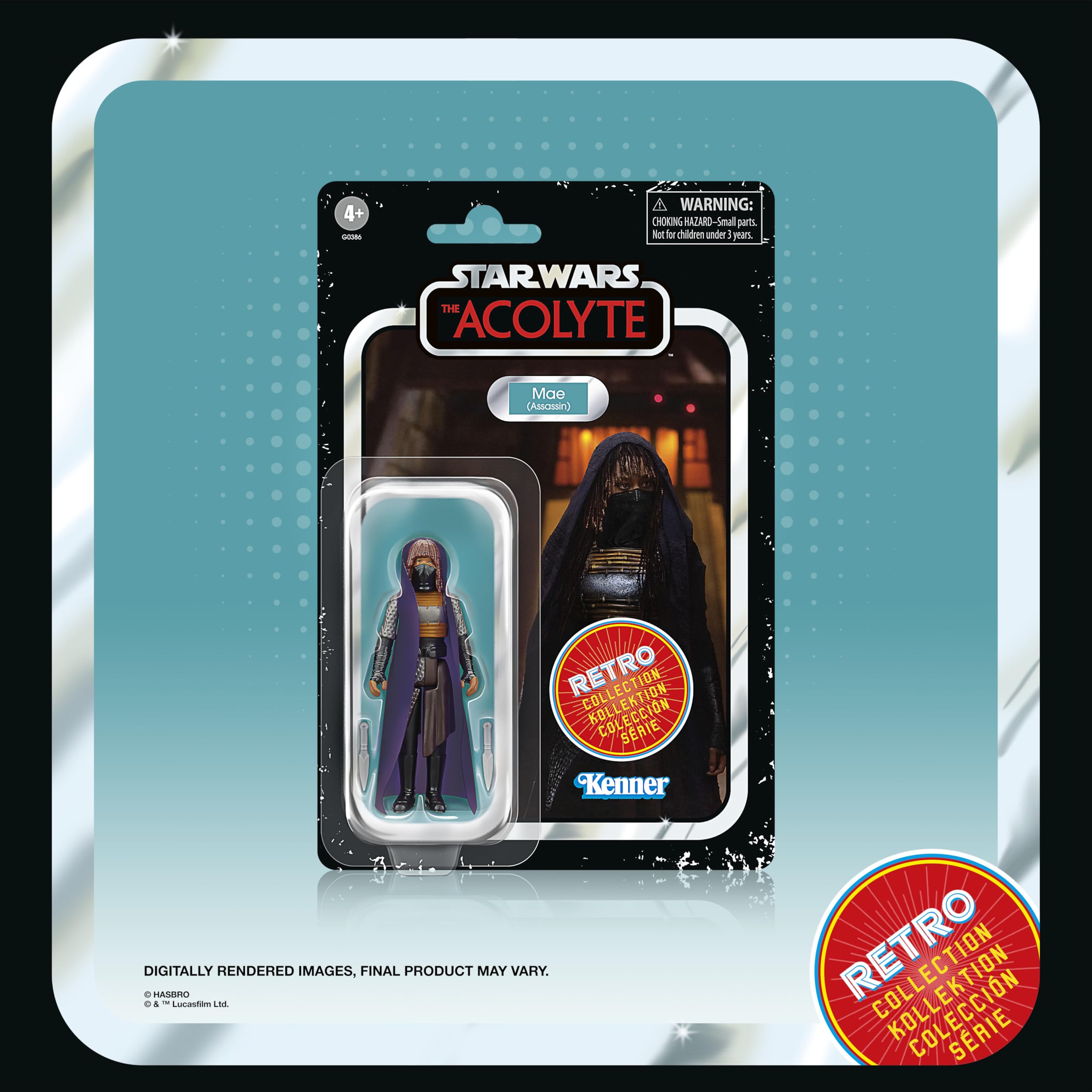 Foto 6 pulgar | Figuras de Acción Star Wars Retro Collection The Acolyte 9,5 cm 6 Piezas - Venta Internacional