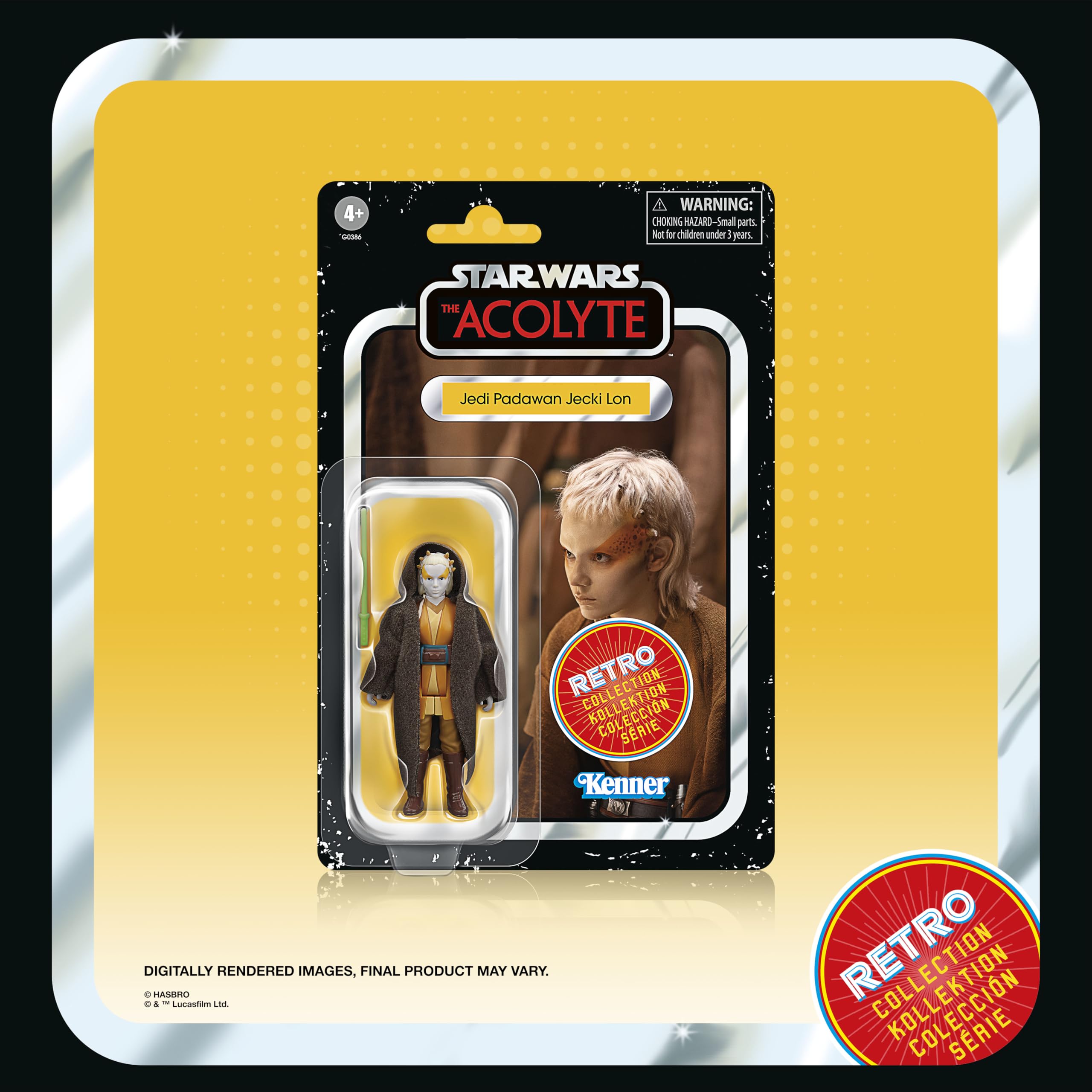 Foto 7 pulgar | Figuras de Acción Star Wars Retro Collection The Acolyte 9,5 cm 6 Piezas - Venta Internacional