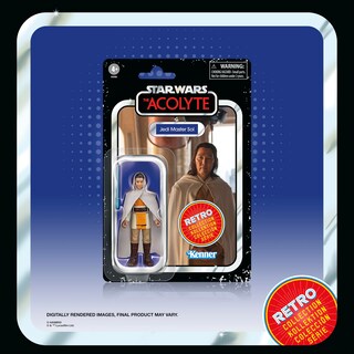 Foto 7 | Figuras de Acción Star Wars Retro Collection The Acolyte 9,5 cm 6 Piezas - Venta Internacional