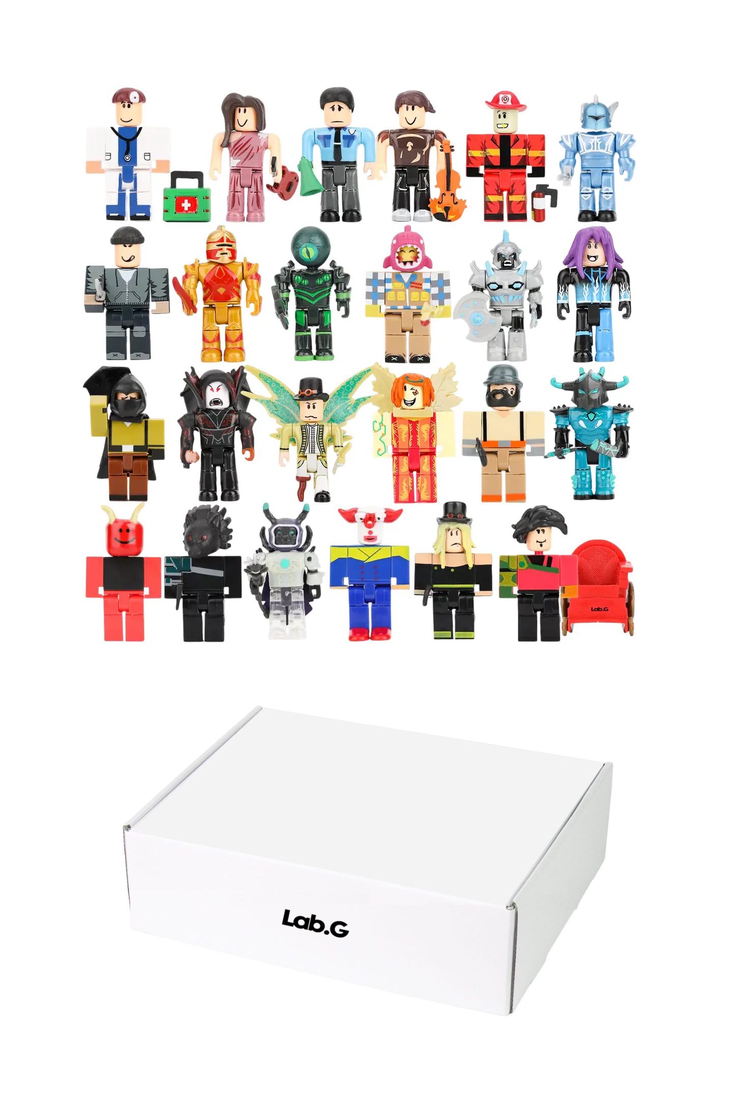 24 Piezas Virtual World Roblox Building Block Muñeca Estilo 5