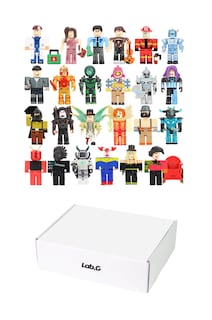 Foto 1 | 24 Piezas Virtual World Roblox Building Block Muñeca Estilo 5