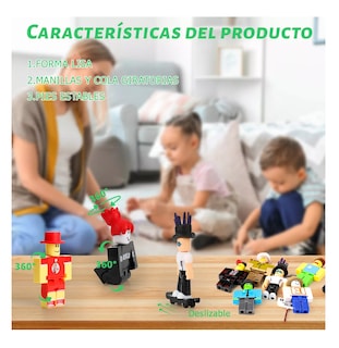 Foto 2 | 24 Piezas Virtual World Roblox Building Block Muñeca Estilo 5