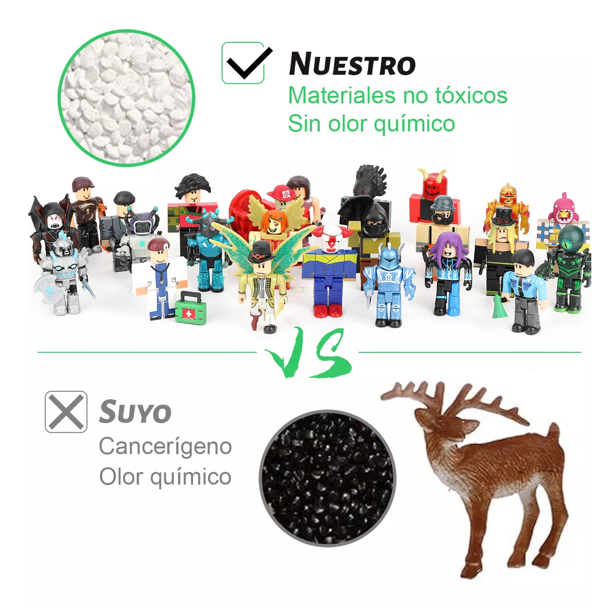Foto 5 | 24 Piezas Virtual World Roblox Building Block Muñeca Estilo 5