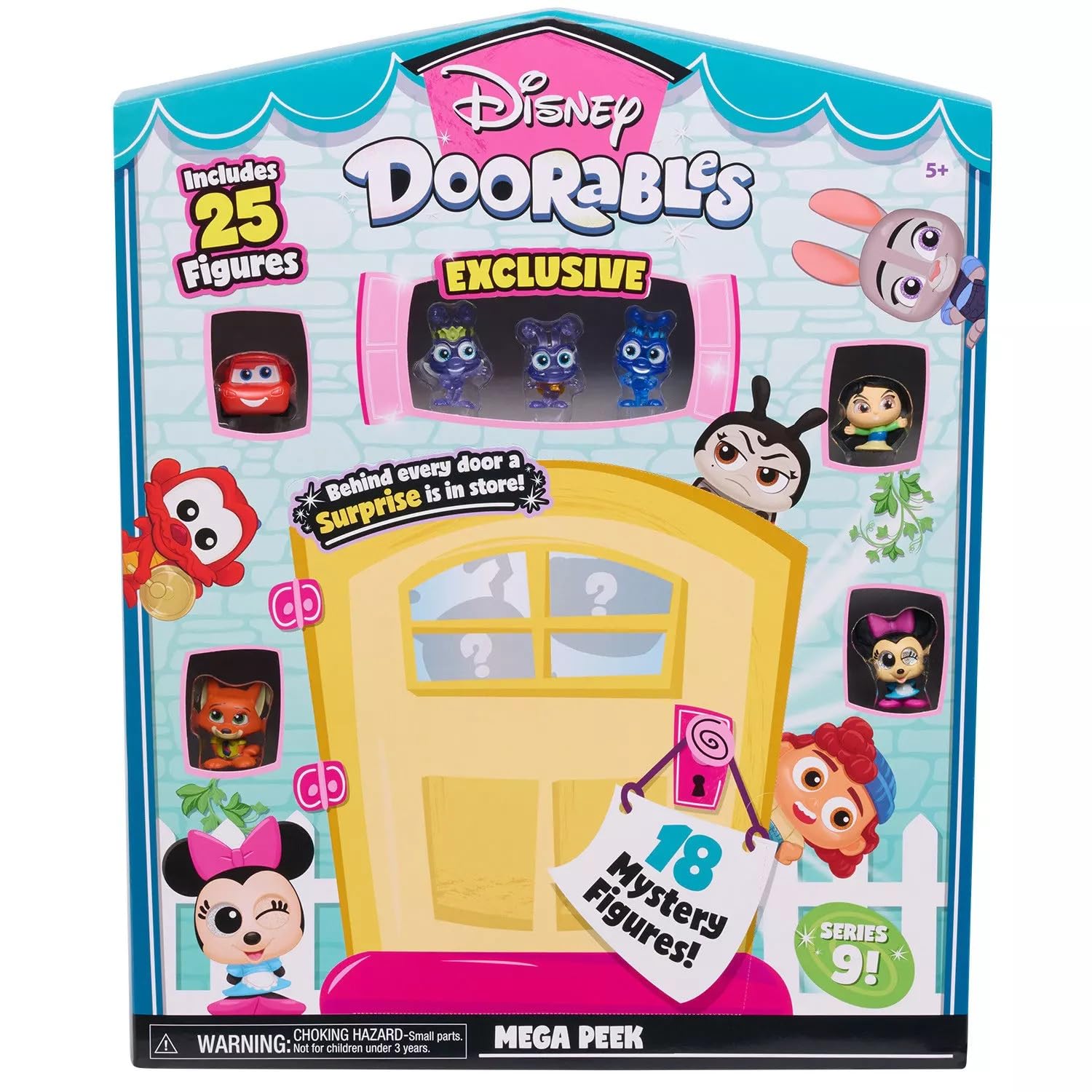 Foto 2 pulgar | Mega Peek de Toy Disney Doorables con 25 Figuras Serie #9 - Venta Internacional