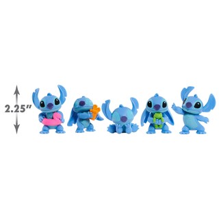 Foto 2 | Figuras Coleccionables Disney Lilo & Stitch Stitch 2.5 Pulgadas 5 Piezas- Venta Internacional
