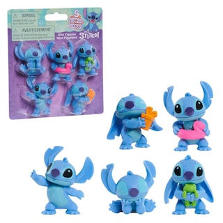 Foto 3 | Figuras Coleccionables Disney Lilo & Stitch Stitch 2.5 Pulgadas 5 Piezas- Venta Internacional