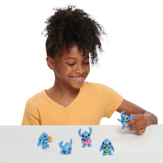 Foto 4 | Figuras Coleccionables Disney Lilo & Stitch Stitch 2.5 Pulgadas 5 Piezas- Venta Internacional