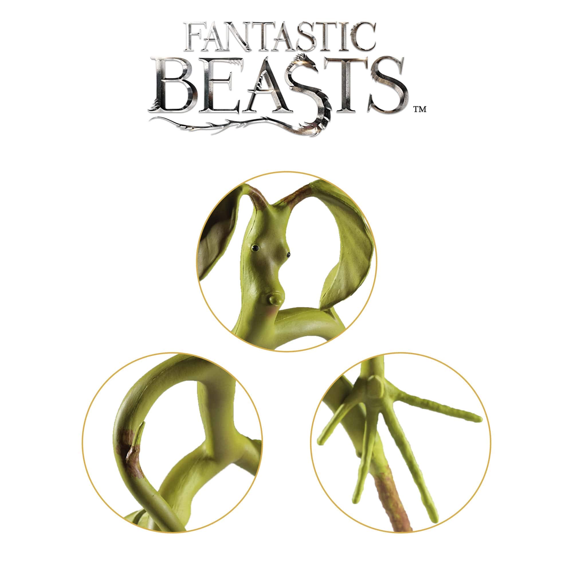 Foto 6 pulgar | Figura de Acción The Noble Collection Bendable Bowtruckle Pickett - Venta Internacional
