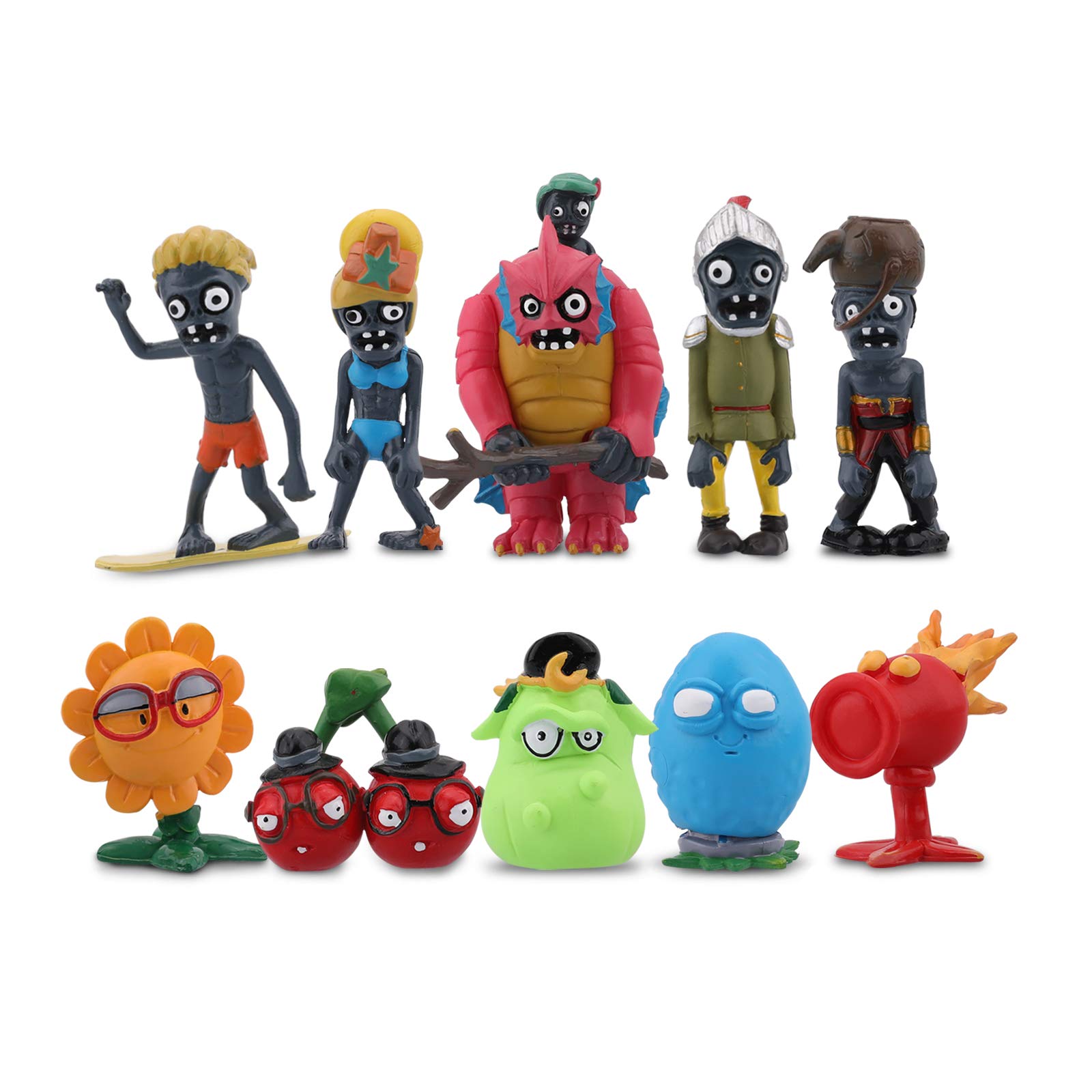 Figuras de Rol Plants vs Zombies PVC Serie 2 10 Piezas - Venta Internacional