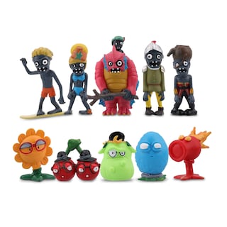 Foto 1 | Figuras de Rol Plants vs Zombies PVC Serie 2 10 Piezas - Venta Internacional