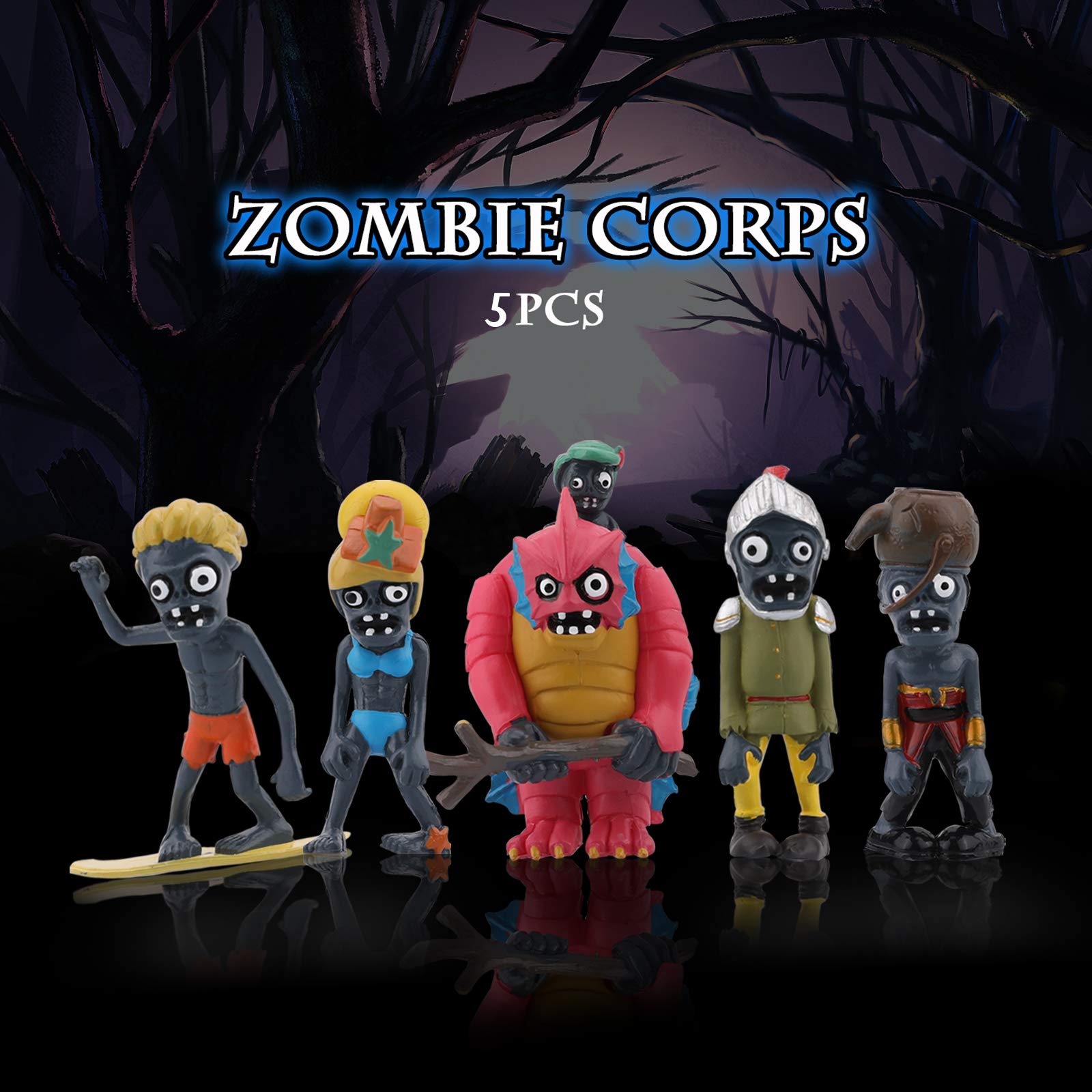 Foto 3 pulgar | Figuras de Rol Plants vs Zombies PVC Serie 2 10 Piezas - Venta Internacional