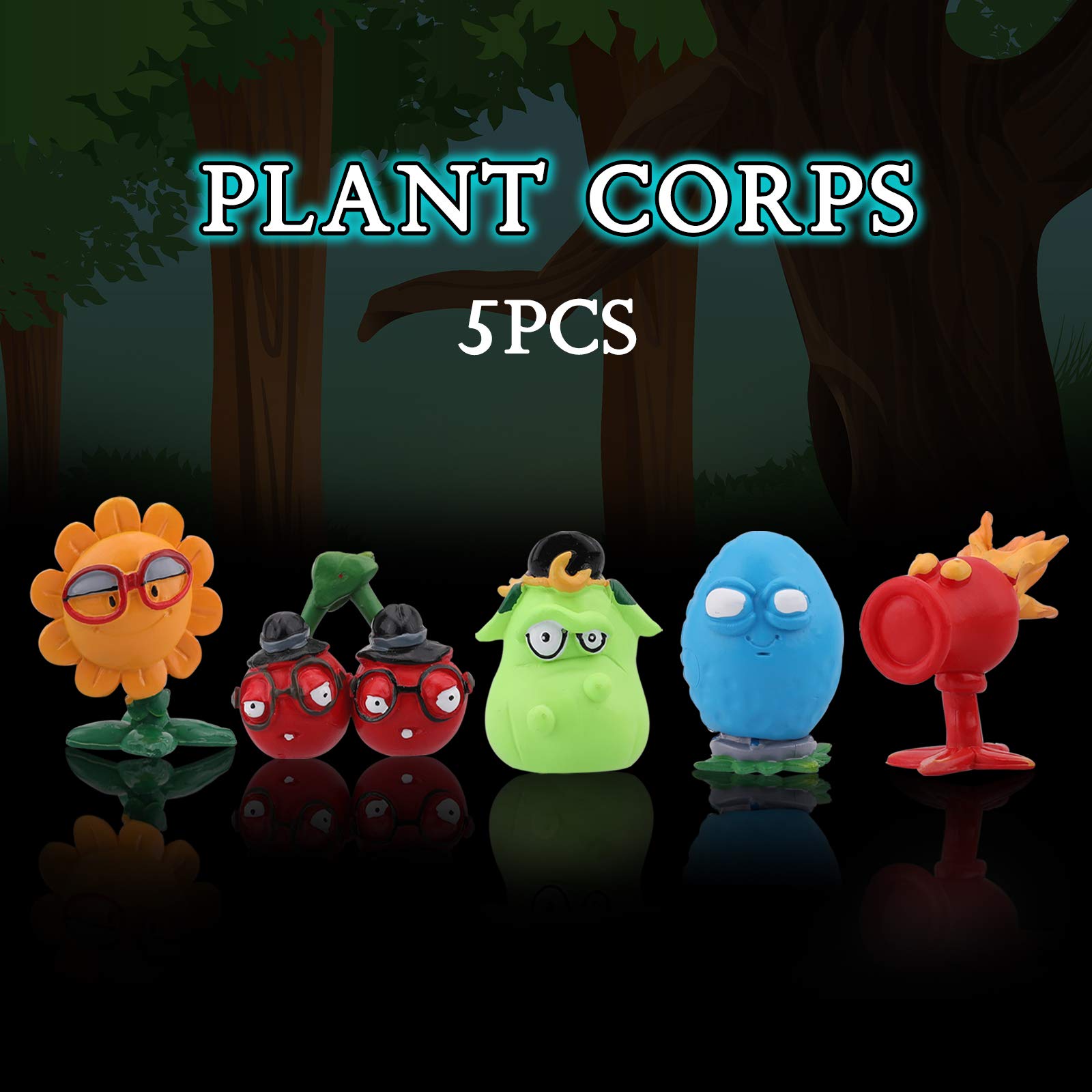 Foto 4 pulgar | Figuras de Rol Plants vs Zombies PVC Serie 2 10 Piezas - Venta Internacional
