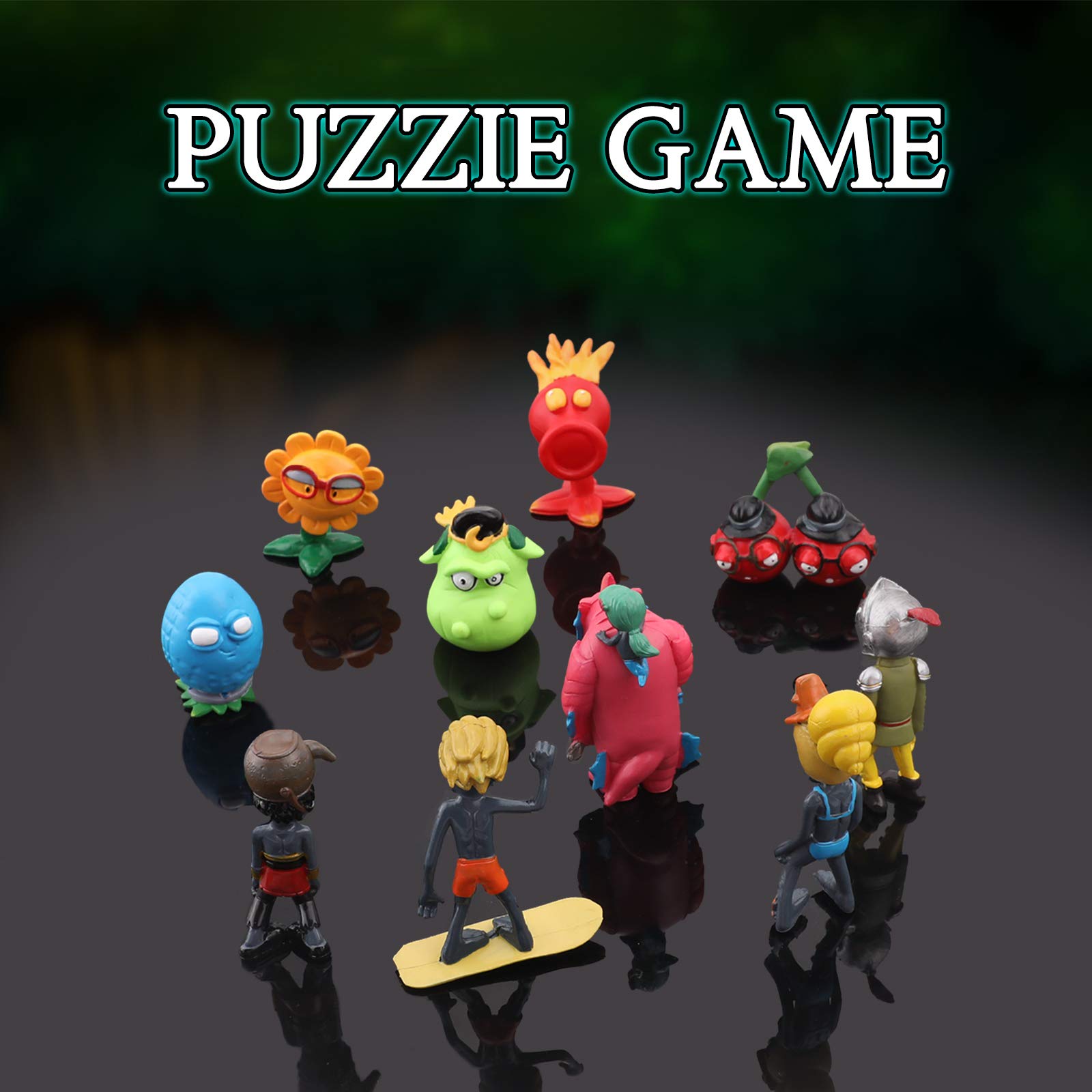 Foto 5 pulgar | Figuras de Rol Plants vs Zombies PVC Serie 2 10 Piezas - Venta Internacional