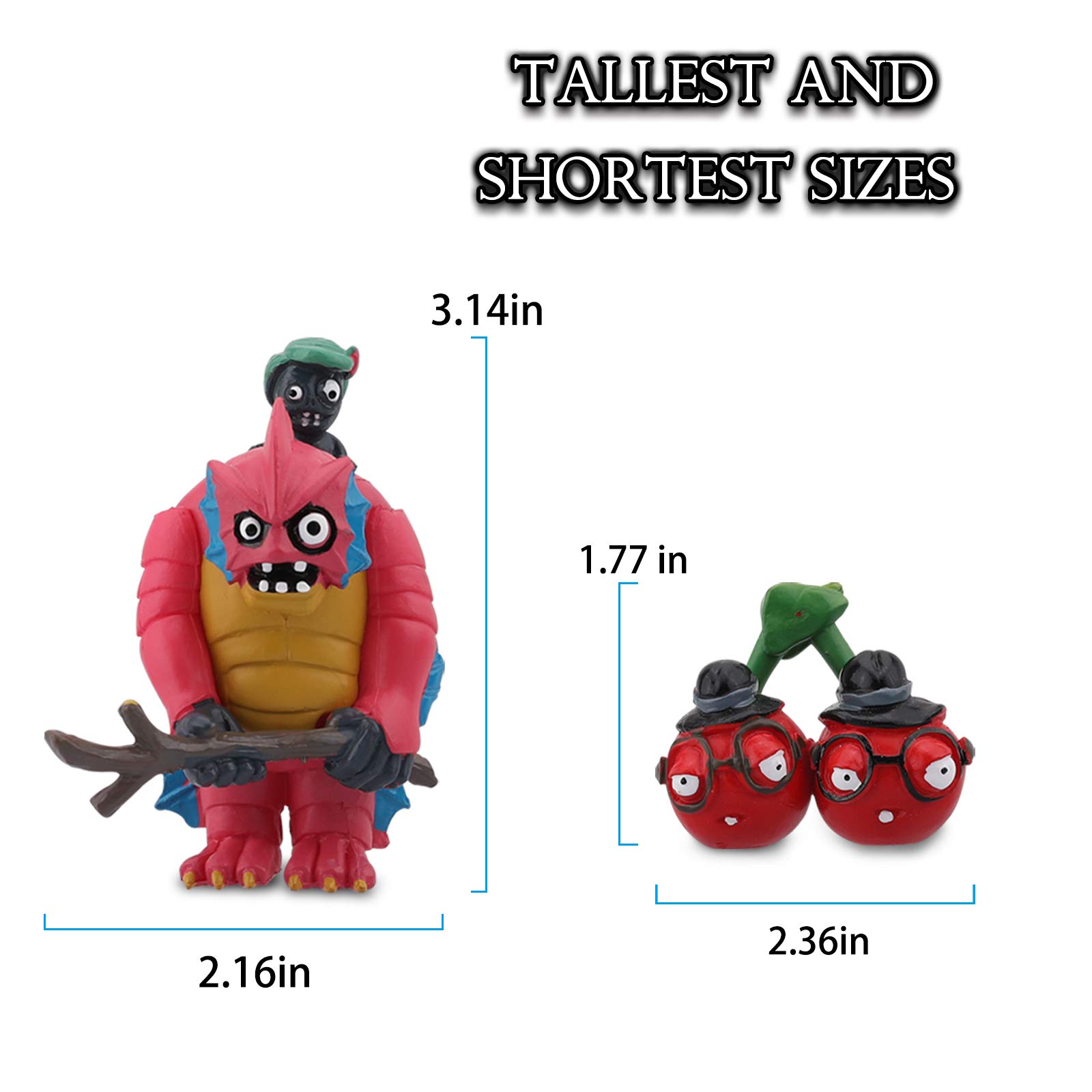 Foto 7 pulgar | Figuras de Rol Plants vs Zombies PVC Serie 2 10 Piezas - Venta Internacional