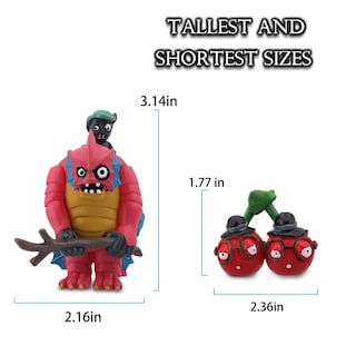 Foto 6 | Figuras de Rol Plants vs Zombies PVC Serie 2 10 Piezas - Venta Internacional