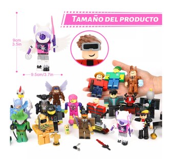 Foto 3 | 24 Piezas Virtual World Roblox Building Block Muñeca Belug, Multicolor