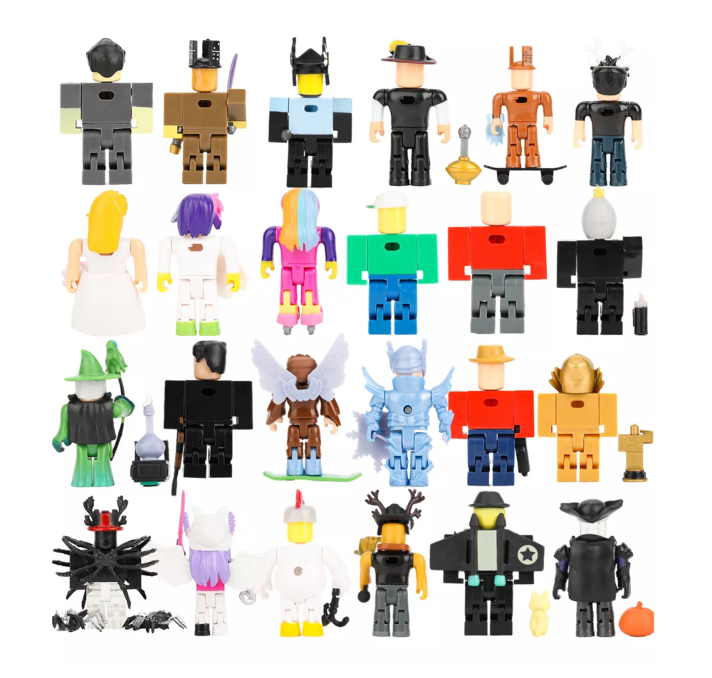 Foto 4 | 24 Piezas Virtual World Roblox Building Block Muñeca Belug, Multicolor